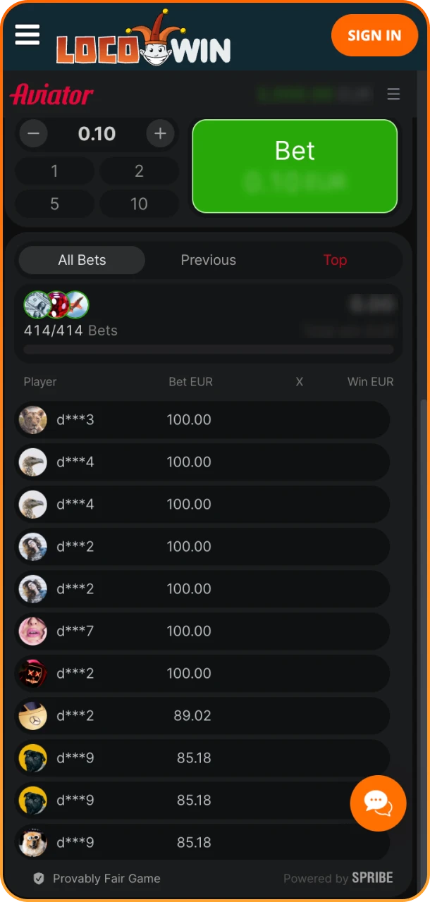 See why Aviator is top rated at Locowin.