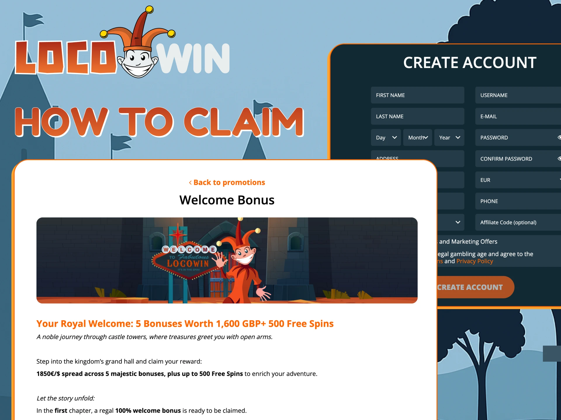 Learn how to claim Locowin bonuses easily.