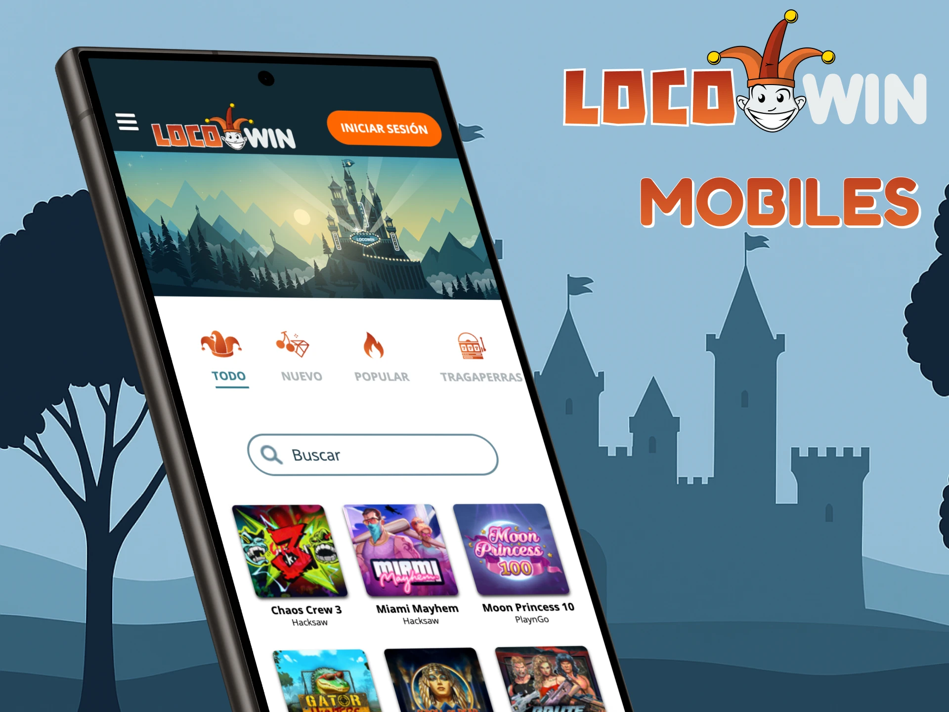 Spiele überall mobil mit Locowin.