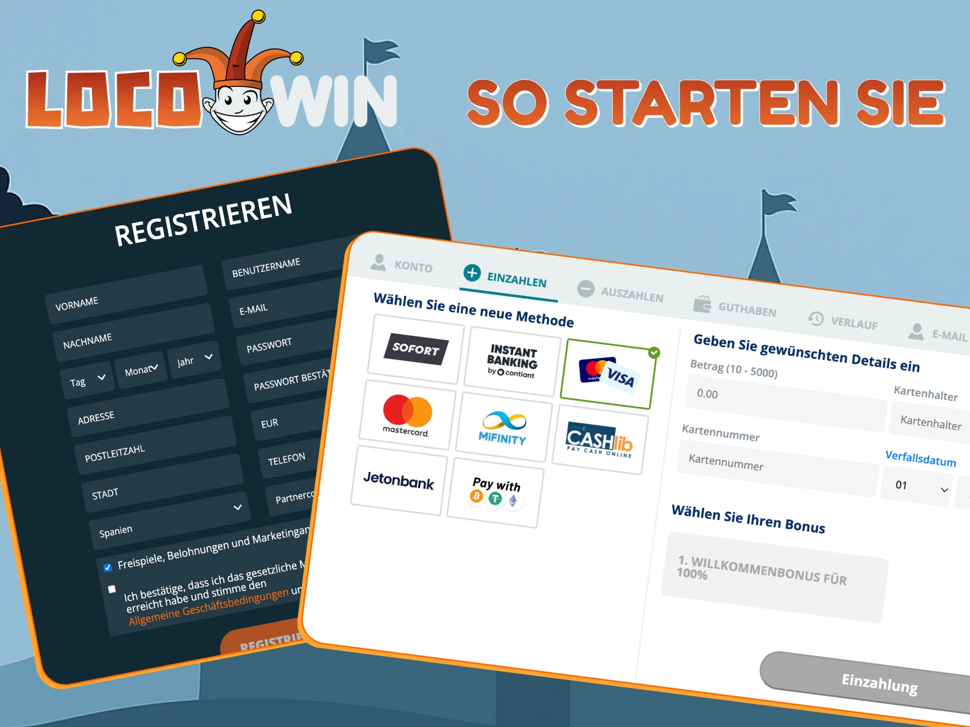 Starte dein Casino Abenteuer heute bei Locowin.